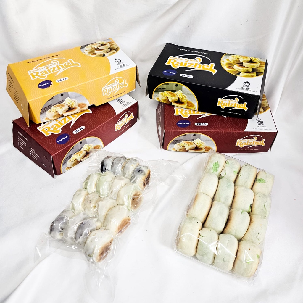 [ PAKET 4 BOX ] ( Basah dan Kering )  BAKPIA RAIZHEL ISIN 16