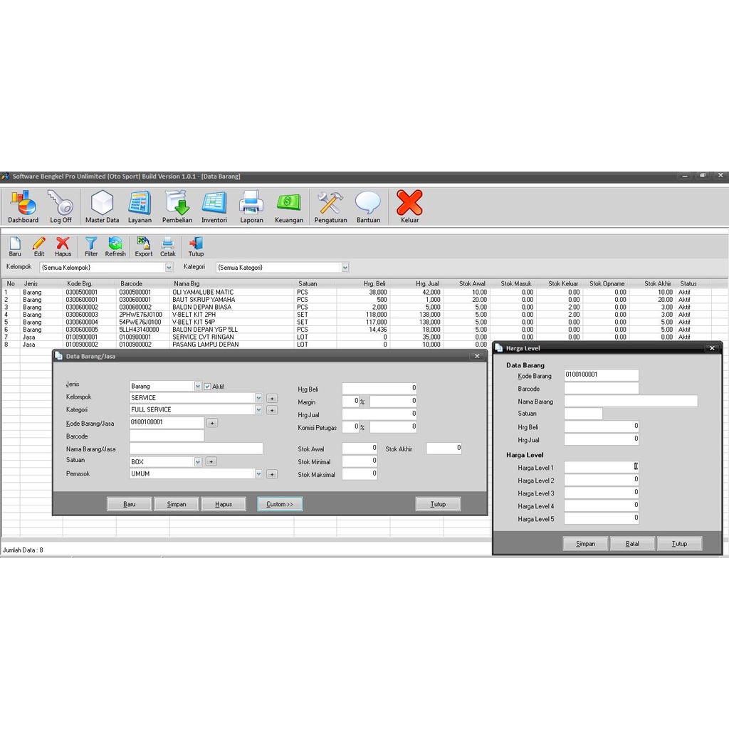 Software Bengkel Pro