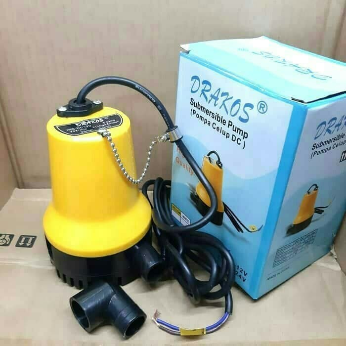 MESIN AIR DC 12VOLT/POMPA CELUP DC 12 VOLT "DRAKOS" #ORIGINAL