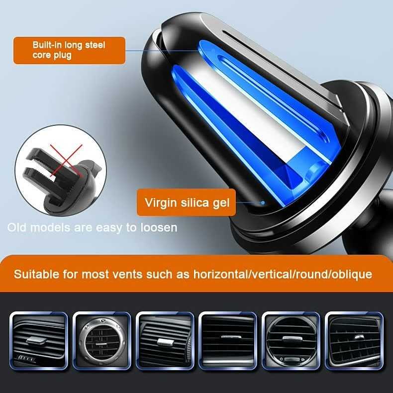 Phone Holder Air Vent One Hand Operation 360 Adjustable Sandaran Handphone Mobil Multifungsi Berkualitas