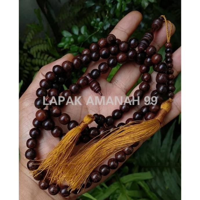 Tasbih Kayu Galih Asem / Kayu Bertuah 99 Butir