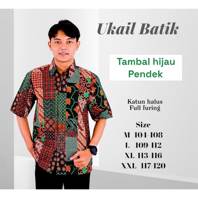 Kemeja Batik Pria Lengan Panjang Pendek Terbaru Lapis Furing Bahan Katun Halus Sragenan Solo