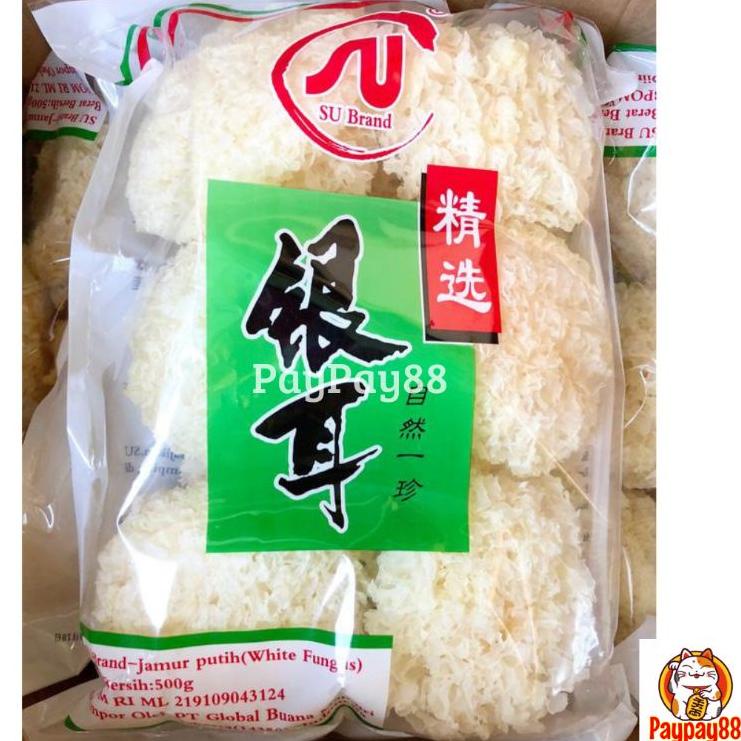 

☎ R SALJU PUTIH / SNOW WHITE FUNGUS / FU YIN ER / R ES KERING 500 gr ✭
