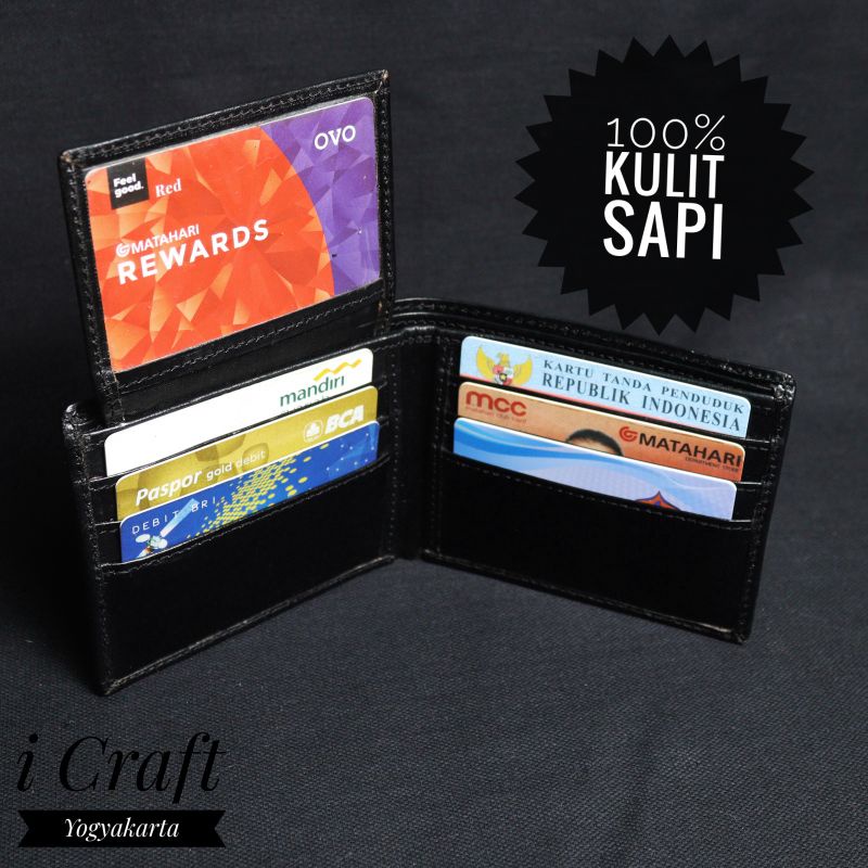 Dompet Kulit Sapi Asli Pria Wanita Original