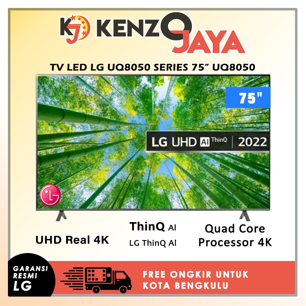 TV LED LG UQ8050 SERIES 75” UQ8050