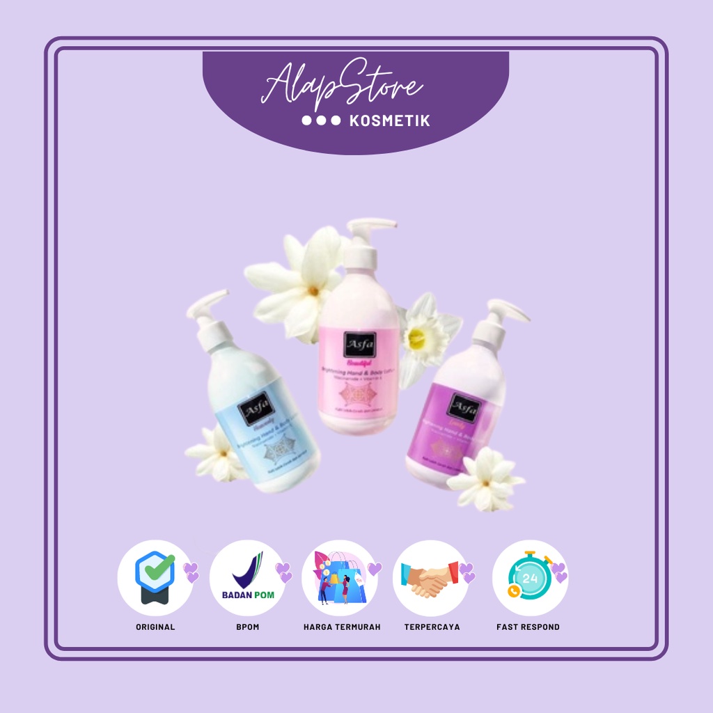 Asfa Brightening Hand And Body Lotion I Lovely I Beautiful I Heavenly Blush