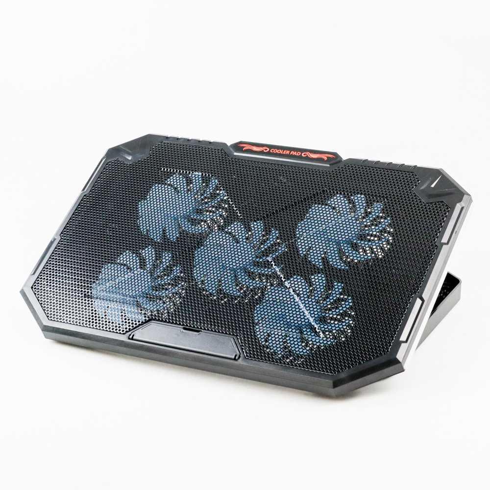 Notebook Cooling Pad 17 Inch RGB 1400 RPM 5 Fans - YL-018 - Black