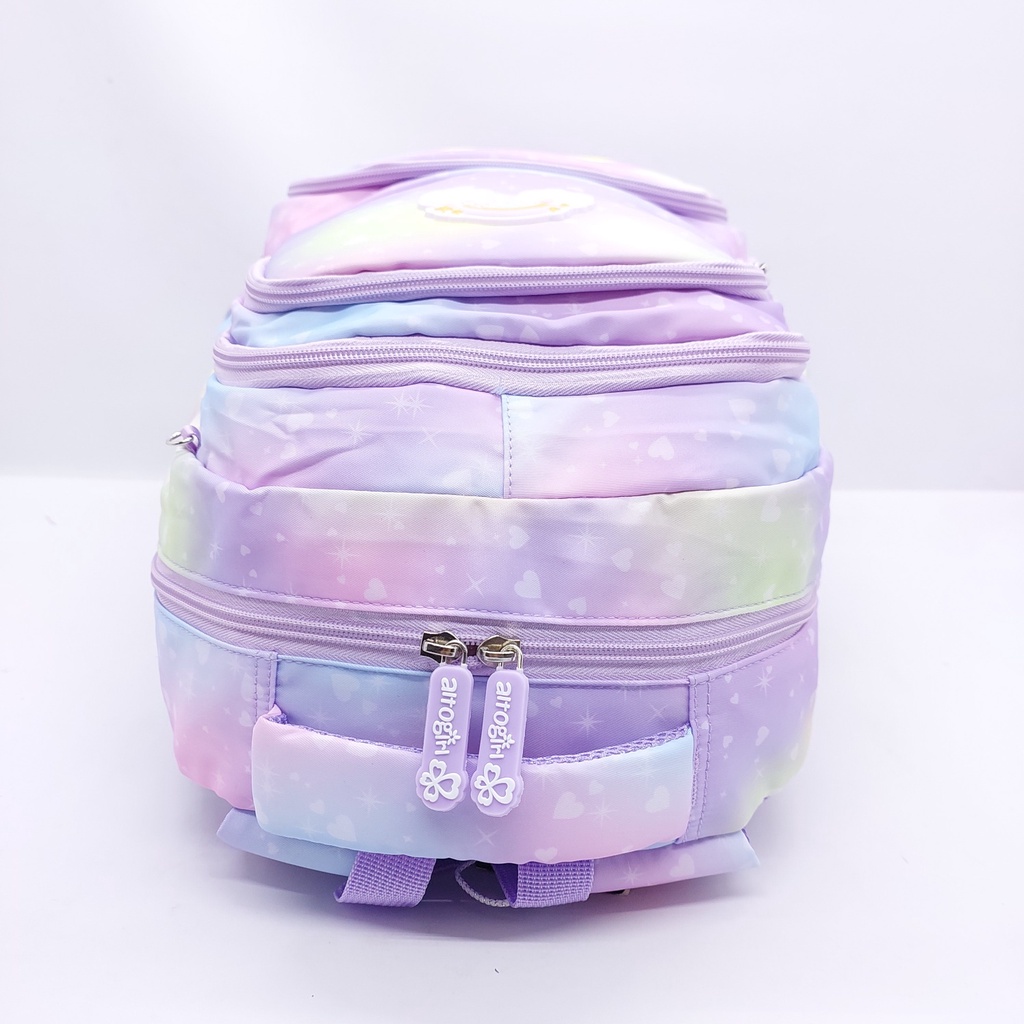 Tas Alto Girl Parasut Nilon Galaxy Rainbow 17 INCHI MURAH BARU ORIGINAL / Tas Sekolah ALTOGIRL SD SMP SMA KULIAH MOTIF PELANGI 17 INCHI ORI / TAS LAPTOP ALTOGIRL MOTIF RAINBOW 17 INCH MURAH / RANSEL SEKOLAH ALTOGIRL 17&quot;/ TAS PUNGGUNG ALTOGIRL 4 RUANG ORI