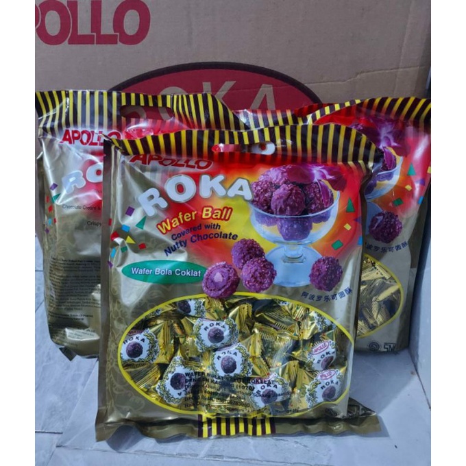 

roka saki isi 70pcs Roka isi 70 pcs / Roka Apolo / Roka Toples / Roka Bola Coklat