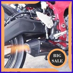 Knalpot Racing Monster Carbon Leher Blue Full System Kawasaki ZX25R ZX 25R ZX-25R 1M4R23 tools