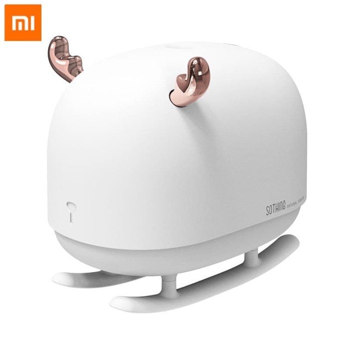 Xiaomi Deer Diffuser Humidifier Aromaterapi + Lampu Tidur Putih - Pelembab Udara & Lampu Malam