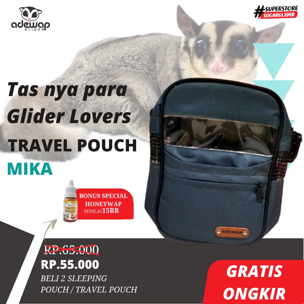 ADEWAP GLIDER Travel Pouch Mika Sugar Glider