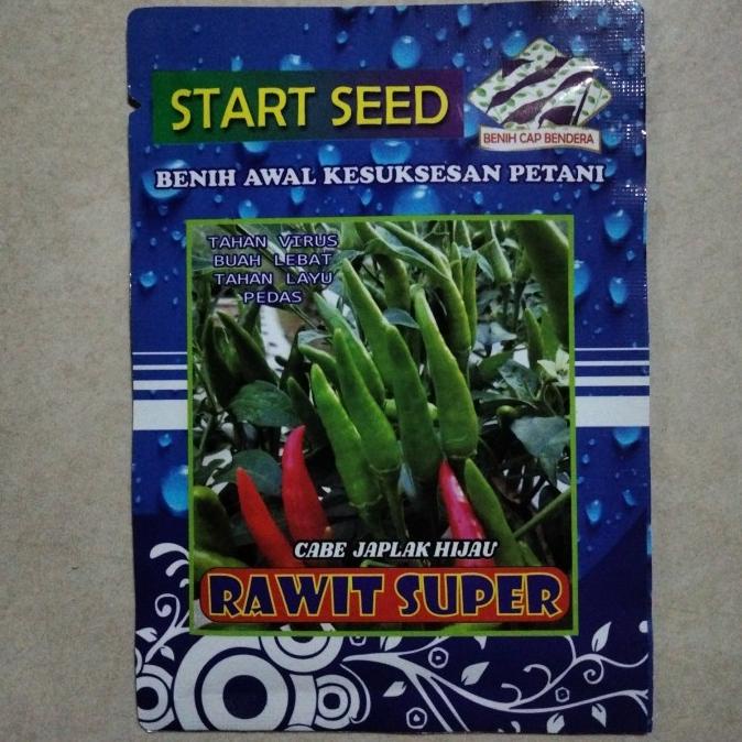 Bibit Cabe Rawit ijo RAWIT SUPER 10gr - Bibit Cabai Japlak Hijau