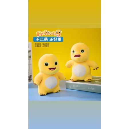 READY ORIGINAL Official Naloong Plush Boneka Dino Kuning Yellow Dinosaur Milk Dragon Cartoon Kartun Toy Mainan naga