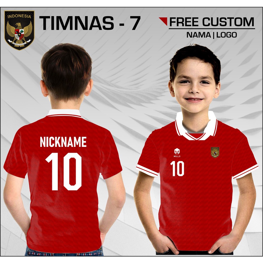 Jersey bola timnas indonesia u 20 anak baju piala dunia u20 2023