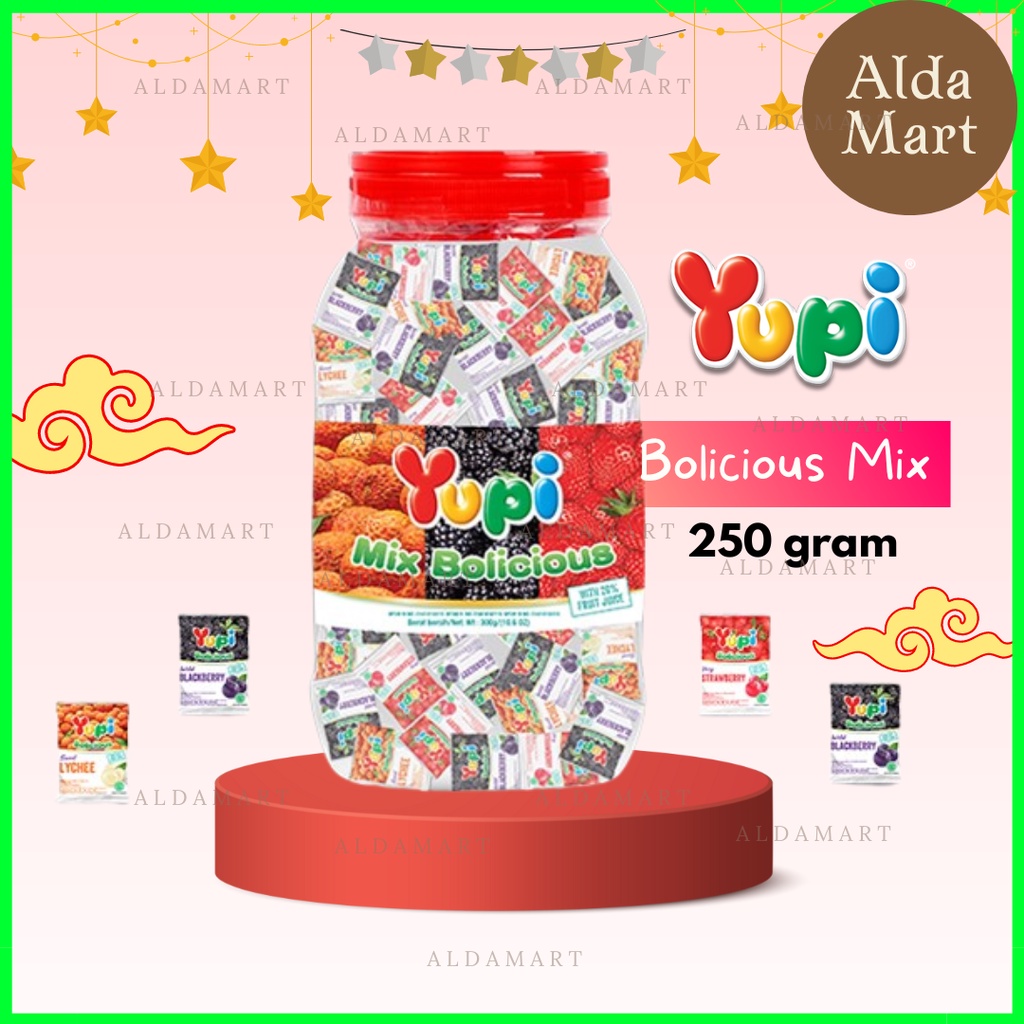 

Permen Yupi Toples Bolicious 250g