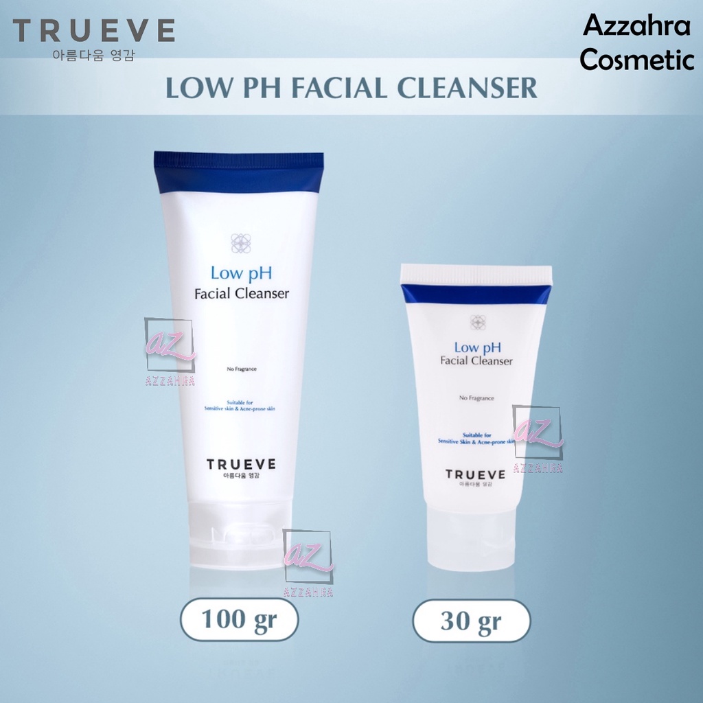 TRUEVE Gentle Low pH Facial Cleanser 30gr / 100gr