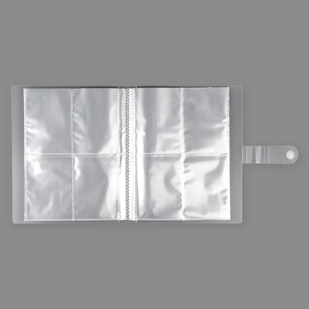 Tempat Aksesoris Perhiasan Plastik Zipper Anti Oksidasi 80 Slot - LI22 - Transparent