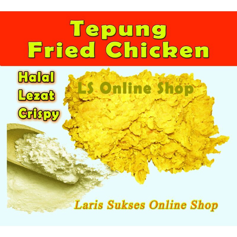 

Tepung Fried Chicken Crispy Tahan 8 Jam