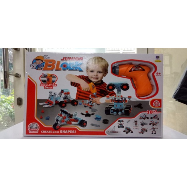 

Promo Mainan Anak Edukasi Merakit Junior Block 10 in 1 Models 661-301 Murah