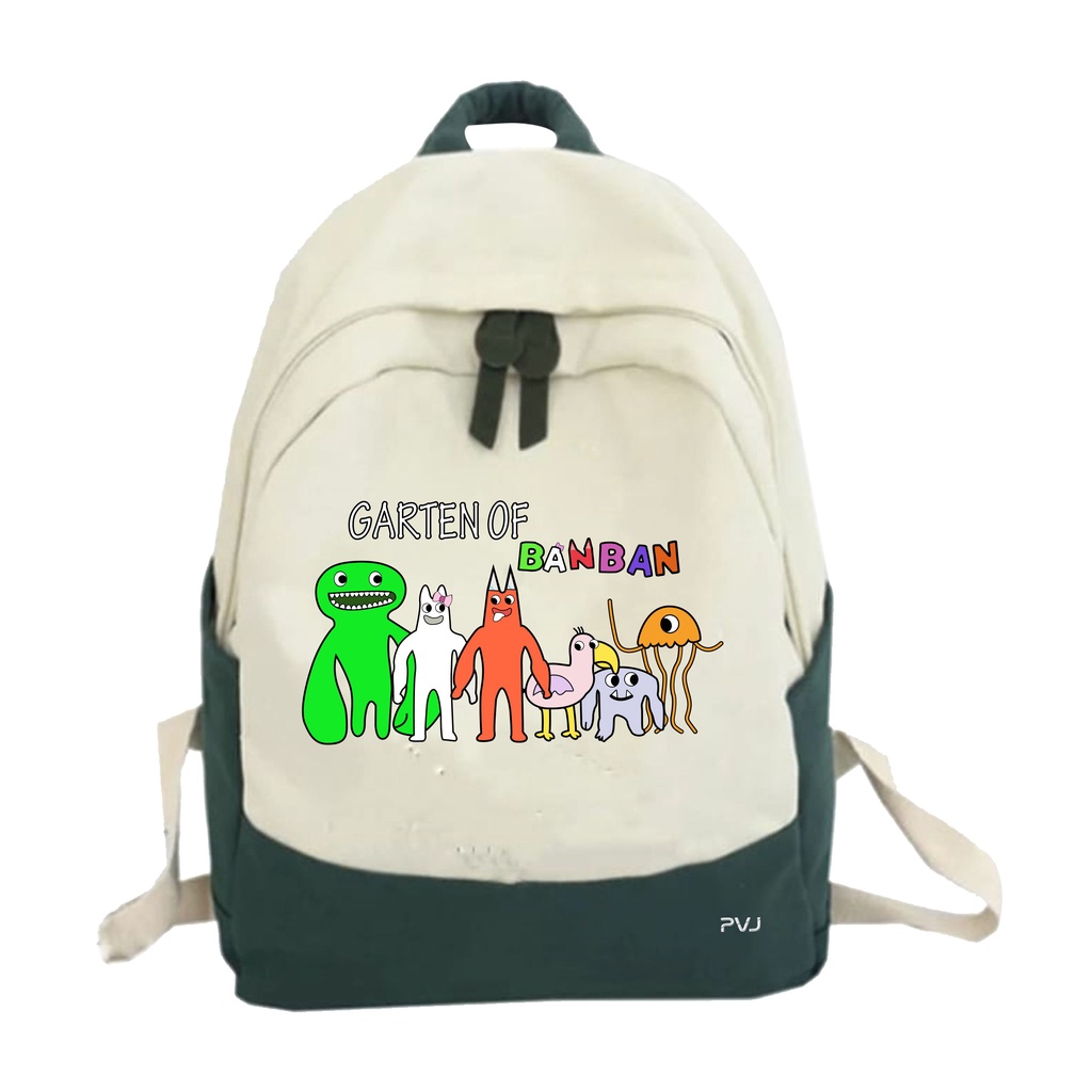 PVJ - Tas Ransel Sekolah SD SMP Motif Karakter Garten Of Banban Terbaru