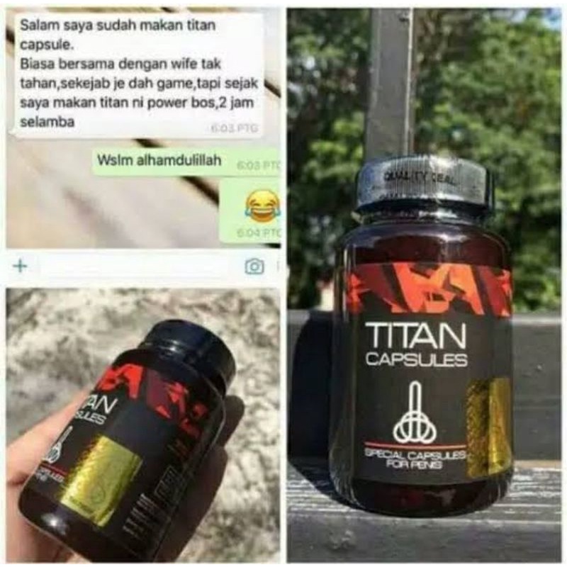 Promo Capsul Titan Asli Original Besar Kuat Tahan Lama Pria Dewasa