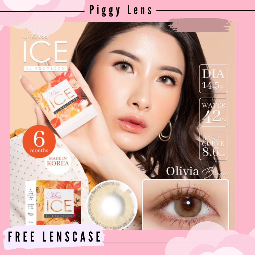 SOFTLENS MISS ICE BY EXOTICON ( NORMAL &amp; MINUS 0.50 s/d 2.50 )