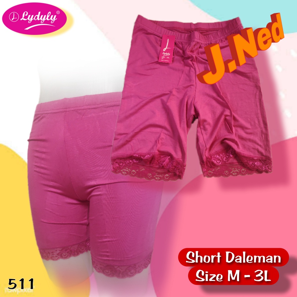 J511 CELANA SHORT DALAMAN WANITA LYDYLY STREET DEWASA SIZE M -XXL