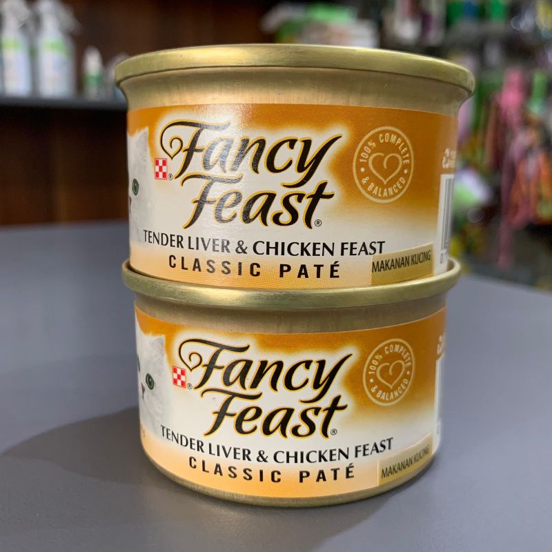 Makanan Kucing Fancy Feast 85 gram All Variant - TENDER LIVER &amp; CHICKEN FEAST