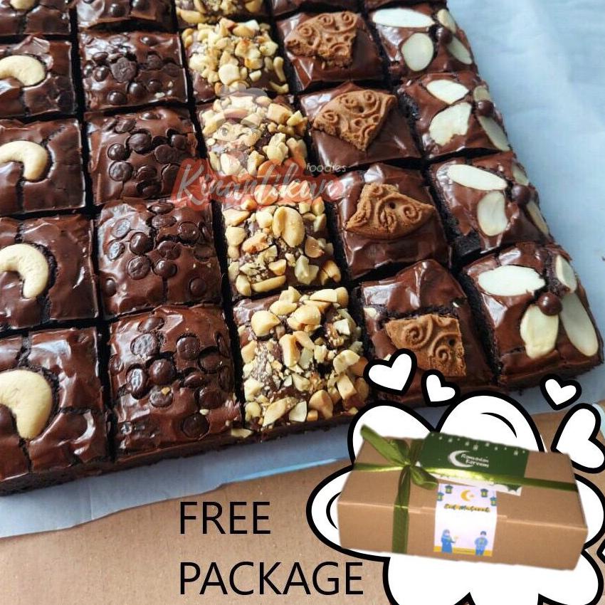 

✵ Fudgy Brownies sekat. Hampers Gift by Kinantikan ✩