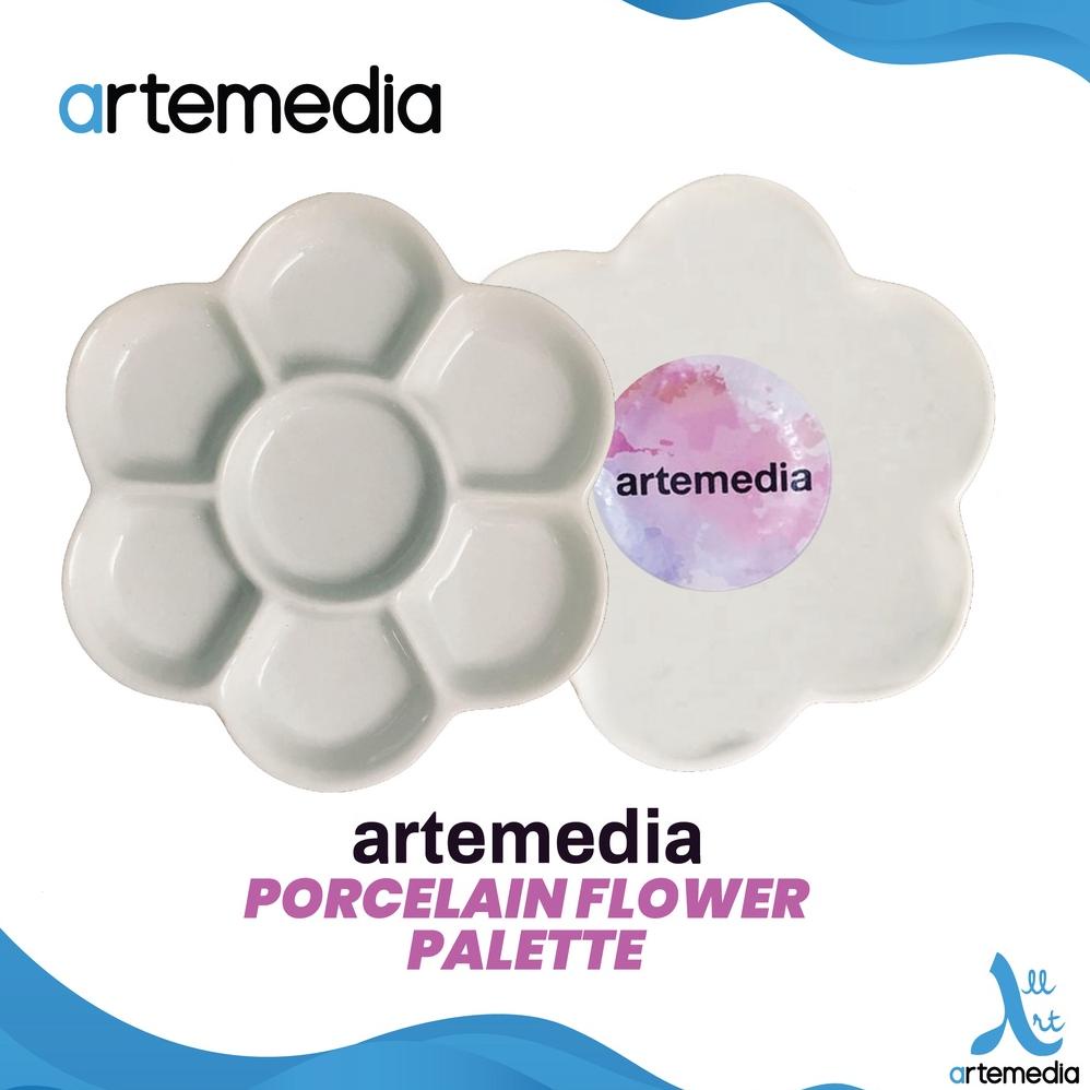 

Palet Lukis Artemedia Flower Porcelain Palette