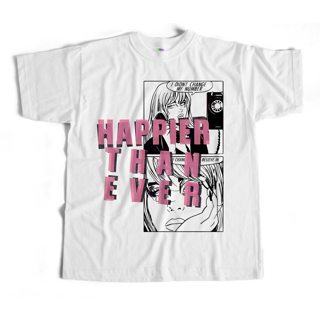 BILLIE EILISH HAPPIER THAN EVER - BIG SIZE TSHIRT
