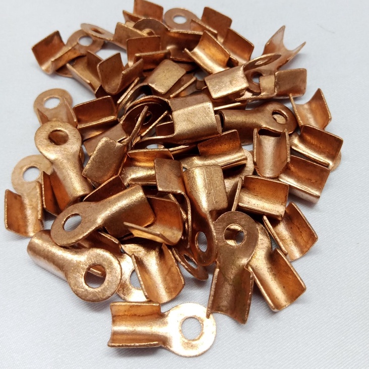 Sekun Mata Ayam Skun Tembaga Ukuran 5 mm, 6 mm, 8 mm, 10 mm Terminal Kabel Accu Aki skun kabel massa