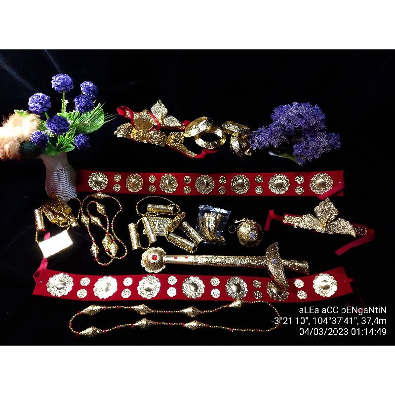 SET pengantin adat Lampung//aksesoris pengantin//pakaian pengantin adat lampung