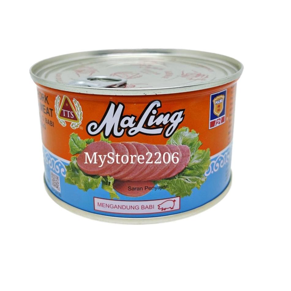 

♂ Daging HAM MaLing merek TTS / HAM MaLing ukuran besar (397 gram) / Maling Canned Pork Luncheon Meat ✾