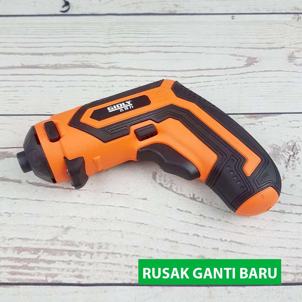 (BISA COD) GIDLY Bor Elektrik 4 in 1 Wireless Electric Cordless Drill 4V with Box - 5003604