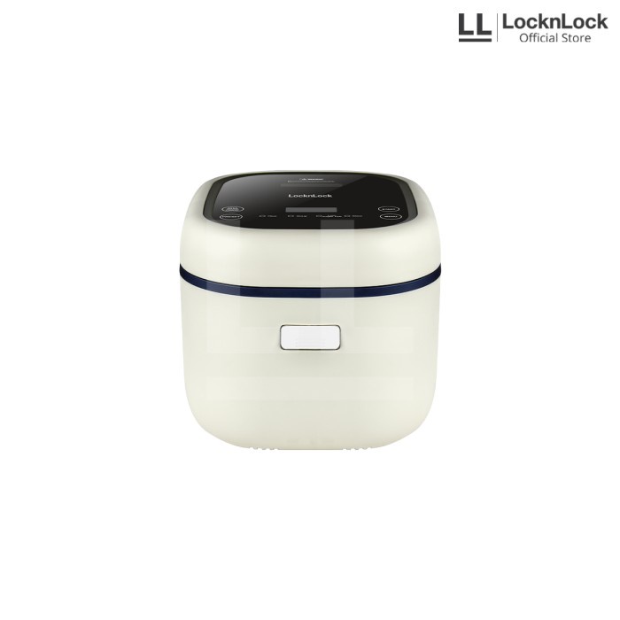 LocknLock Low Sugar Mini Rice Cooker 2L White - EJR821WHT ORIGINAL