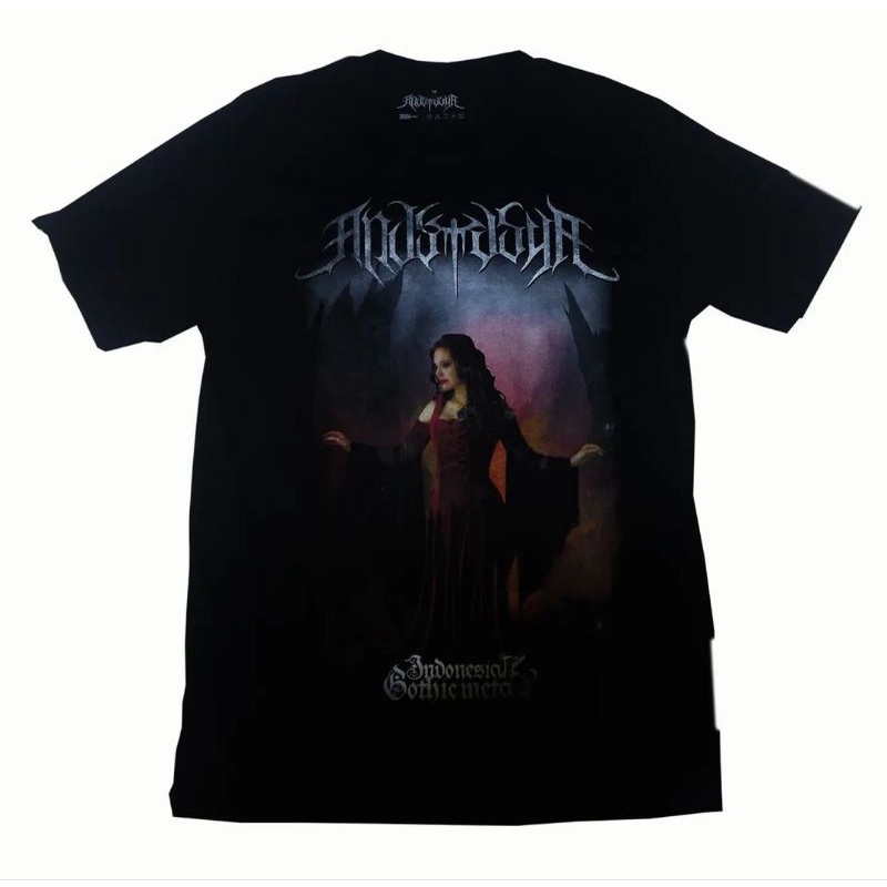 T-SHRIT ANASTASYA indonesian ghotic metal /kaos metal/kaos band