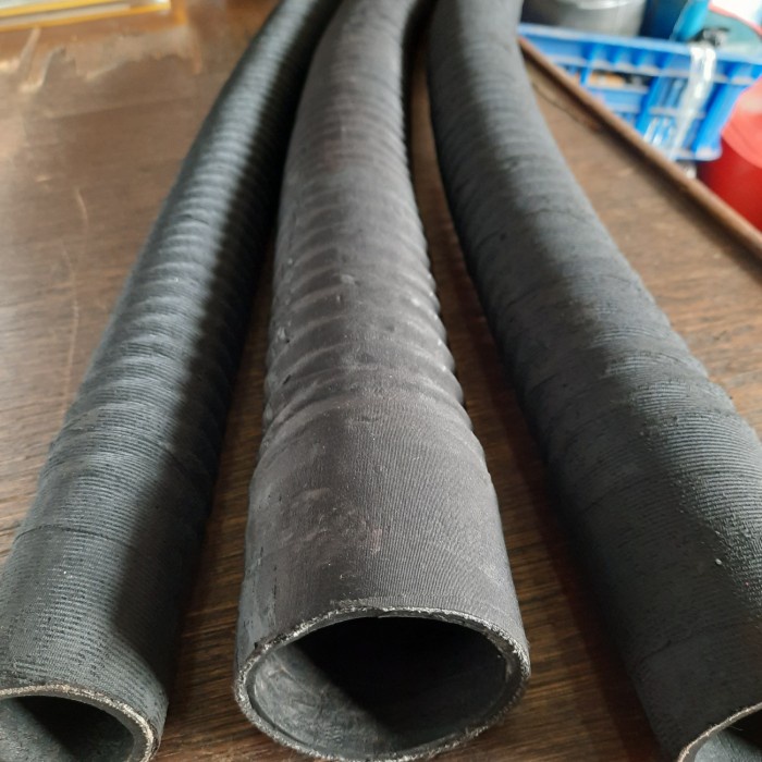 FLEXIBLE SELANG KARET HOSE KNALPOT TAHAN PANAS RUBBER KANVAS 5INCI