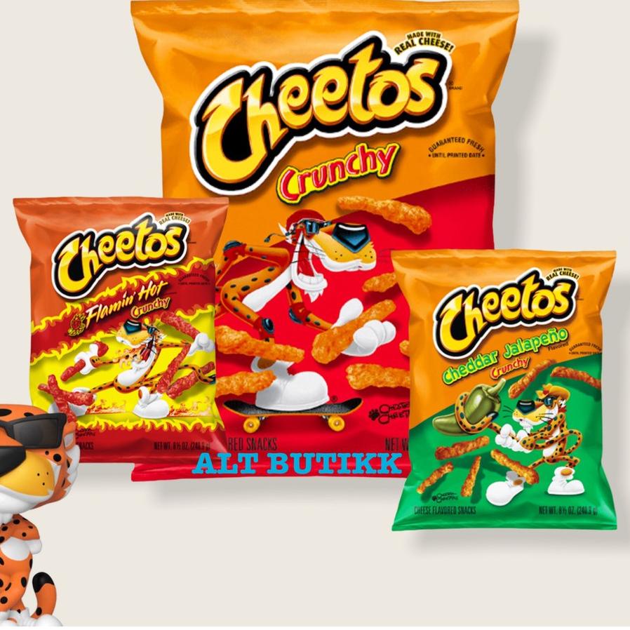 

☏ CHEETOS CRUNCHY CHEDDAR JALAPENO | FLAMIN HOT | MADE IN USA ♝