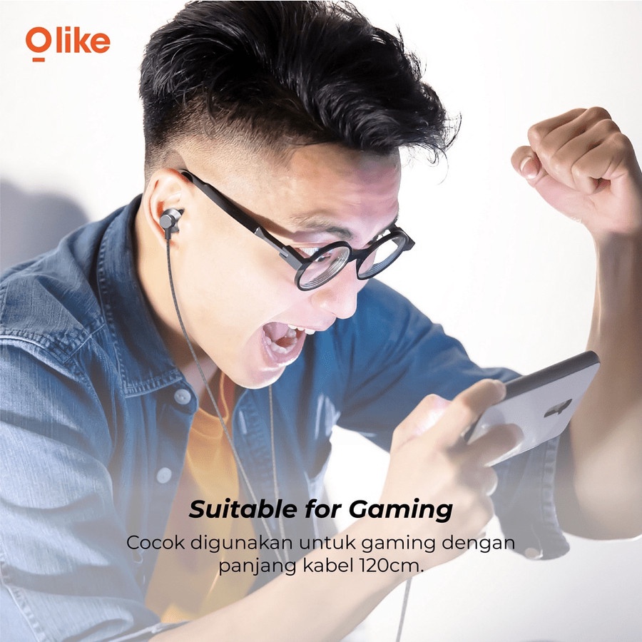 Olike E13 Wired Earphone Game-on Clear Sound Gaming