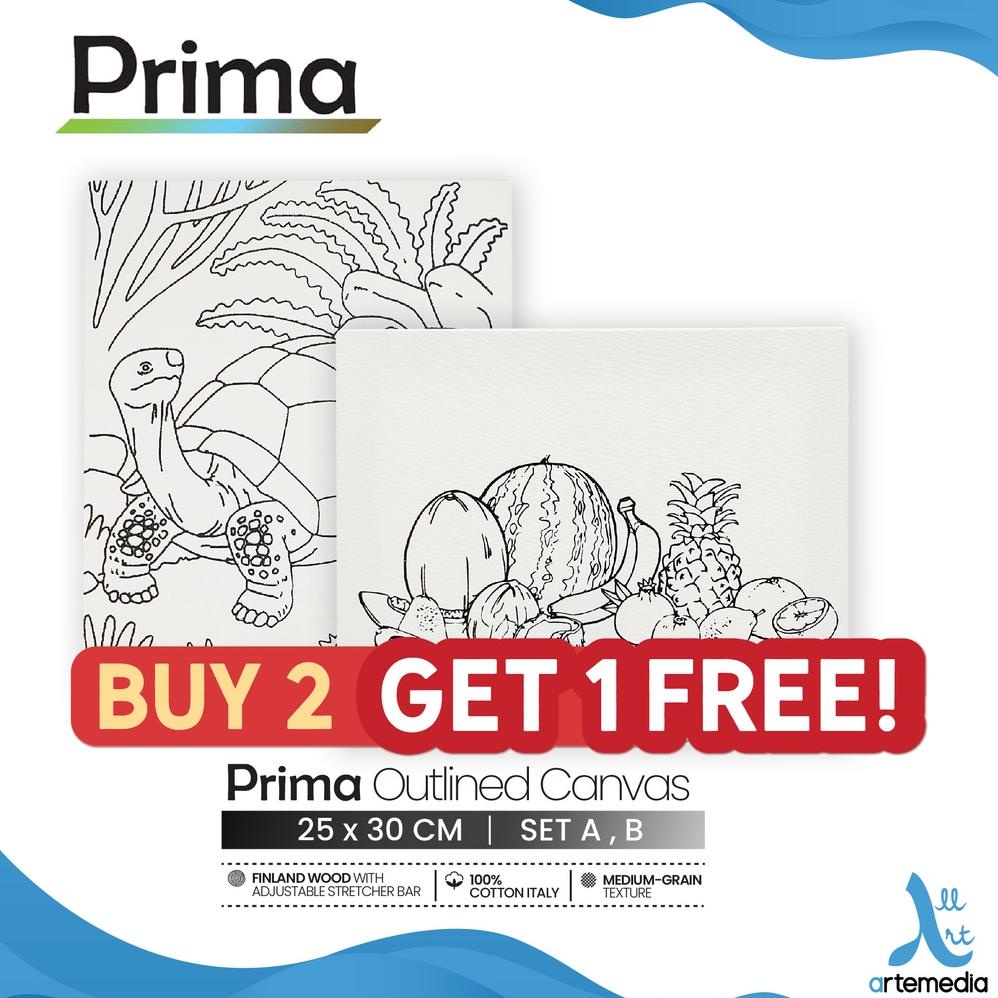 

Kanvas Lukis Bergambar Prima Outlined 25x30cm Cotton Canvas