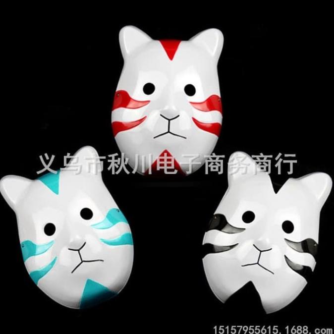 Topeng Ninja Anbu Naruto Cosplay Costume Mask Halloween