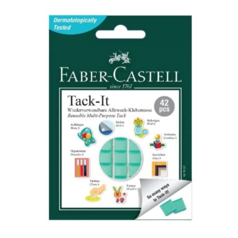 

Glue Tack It Faber Castell Green isi 42pc 30gr Lem Perekat Tempel Serbaguna