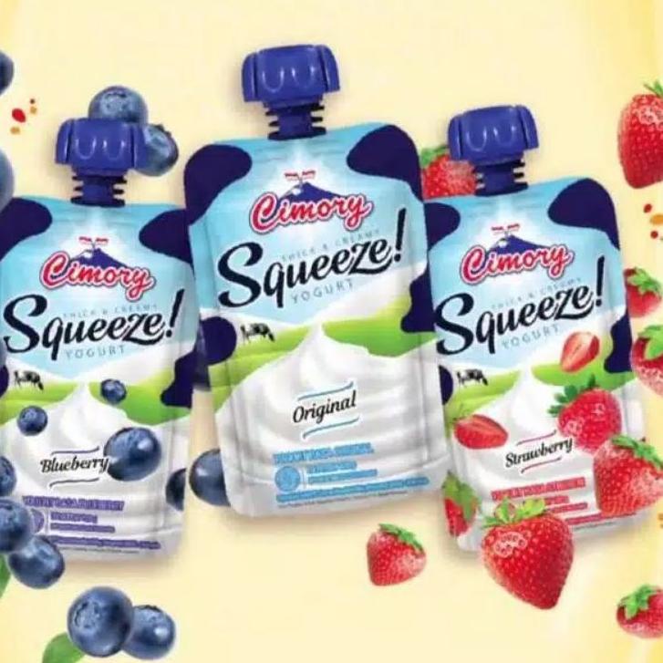 

☊ 6 PCS - CIMORY SQUEEZE YOGURT ✬