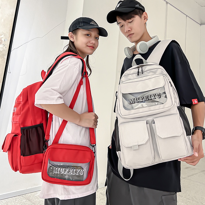 Highland Tas Ransel Pria Wanita Unisex Tas Punggung Casual 2 In 1 Fashion Trendy TR409