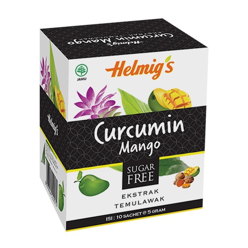 

HELMIGS Curcumin Mango Sugar Free 1 Sachet