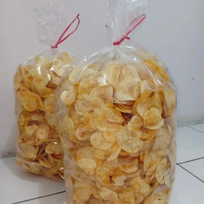 

Ready-bisa C0d Keripik Kentang Original Asli Garut Curah Kiloan 1kg - Tawar