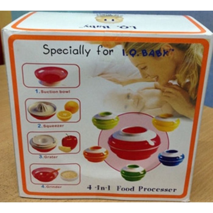 IQ BABY 4 in 1 Food Processor - Premium Quality - BB51 mbs