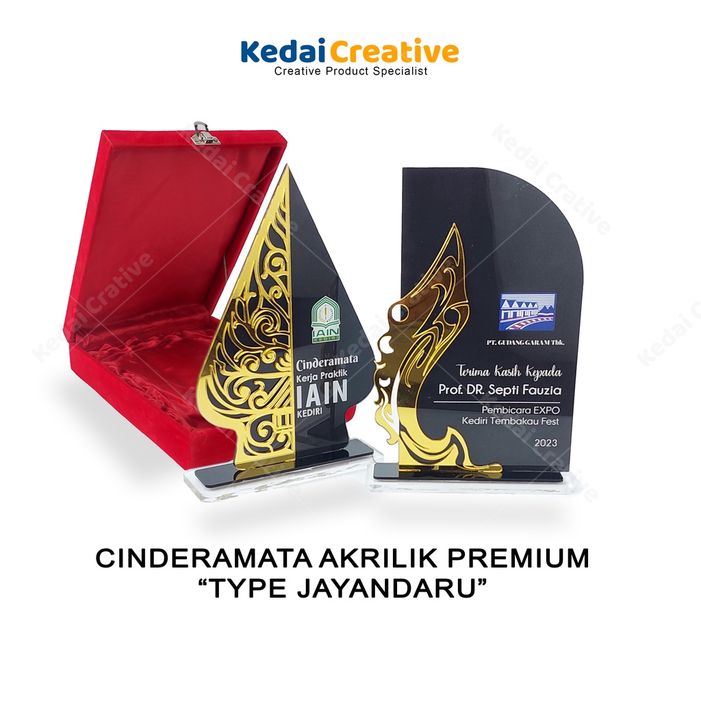 Cinderamata Gift Plakat Akrilik Penghargaan KKN - TYPE JAYANDARU